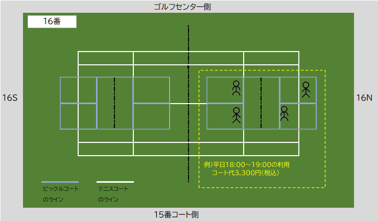 ピックルボールレンタルコート | 江坂テニスセンター（アメニティ江坂